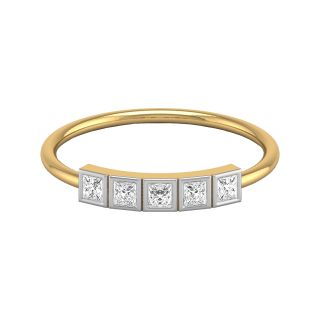 Fine In Line Diamond Ring