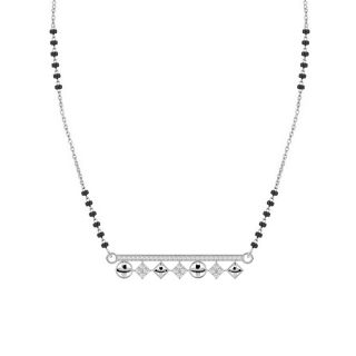 Designer Diamond Mangalsutra With Chain