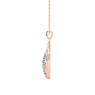 Alvis Round Diamond Office Wear Pendant