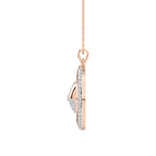 Jena Round Diamond Office Wear Pendant