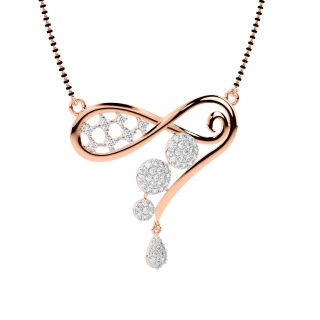 Mangalsutra Design With Infinity Shape