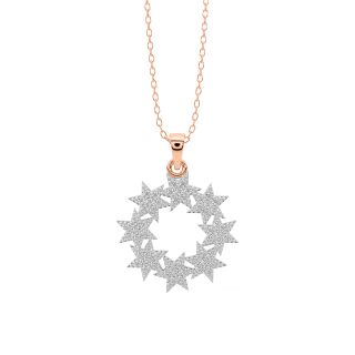 Circle Of Star Diamond Pendant