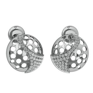 Emma Round Diamond Stud Earrings