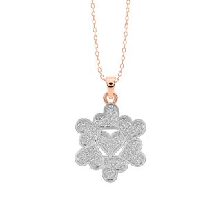 Love Heart Diamond Pendant
