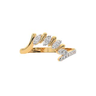 Curly Designs Diamond Ring