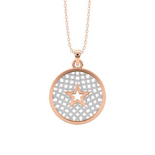 Charming Star Diamond Pendant