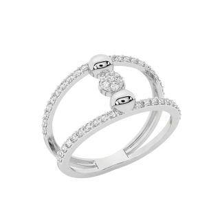 Tivona Round Diamond Engagement Ring