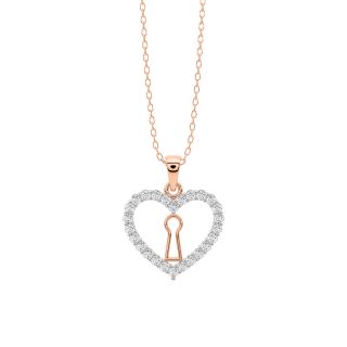 Elite Heart Diamond Pendant