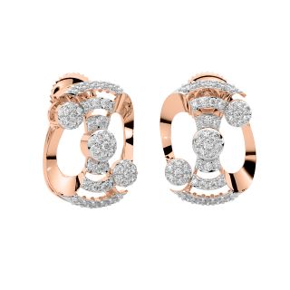 Ana Round Diamond Stud Earrings