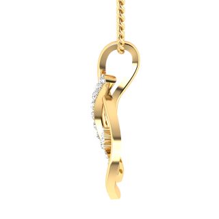 Gemma Round Diamond Office Wear Pendant