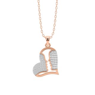 Angel Heart Diamond Pendant