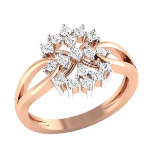 Lily Round Diamond Engagement Ring