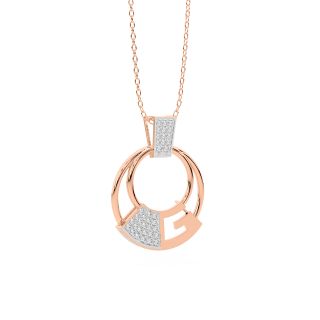 Golden Dome Diamond Pendant