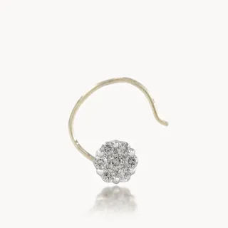 Diamond Flower Nosepin