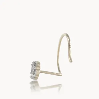 Diamond Flower Nosepin