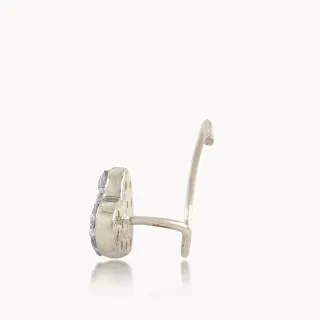 Diamond Heart Nose-pin