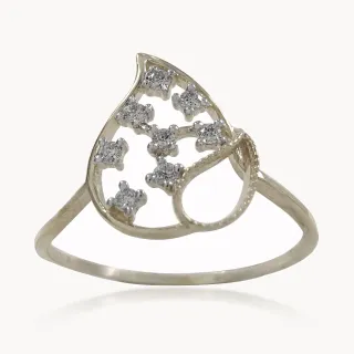 Droplet Duo Diamond Ring