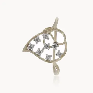 Droplet Duo Diamond Ring
