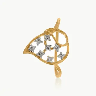 Droplet Duo Diamond Ring