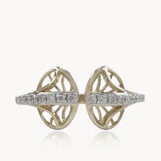 Duo Dazzle Diamond Ring