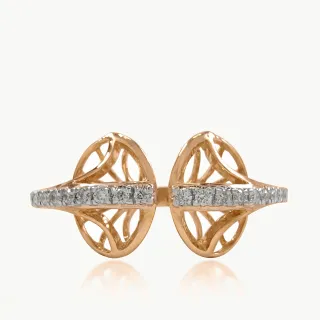 Duo Dazzle Diamond Ring