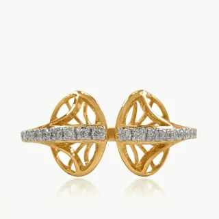 Duo Dazzle Diamond Ring