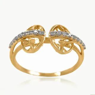 Duo Dazzle Diamond Ring
