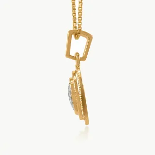 Eternal Halo Diamond Pendant