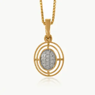 Eternal Halo Diamond Pendant