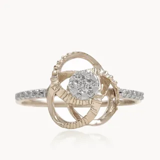 Eternal Knot Diamond Cocktail Ring