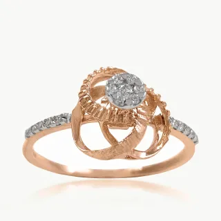 Eternal Knot Diamond Cocktail Ring