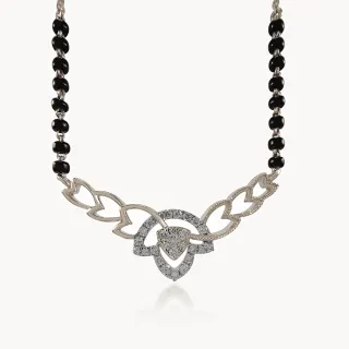 Hearts & Petals Diamond  Mangalsutra