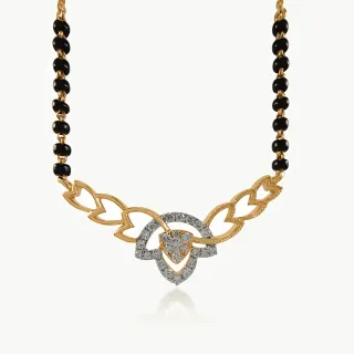 Hearts & Petals Diamond  Mangalsutra
