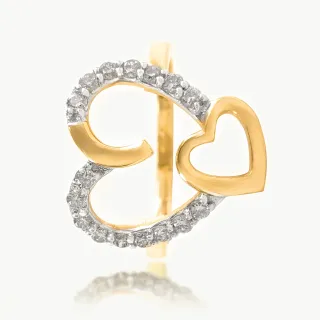 Helen Heart Design Diamond Ring