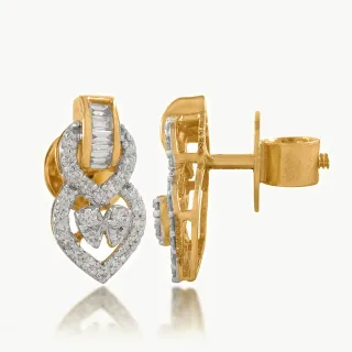 Hiahh Design diamond Earrings