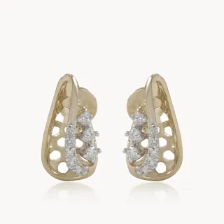 Honeycomb Gleam Diamond Studs