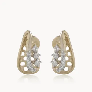 Honeycomb Gleam Diamond Studs