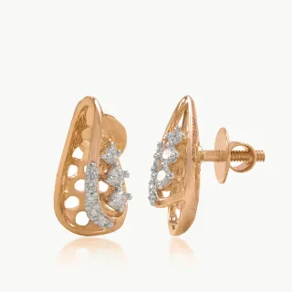 Honeycomb Gleam Diamond Studs