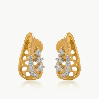 Honeycomb Gleam Diamond Studs