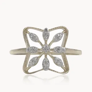 Illusional Marquise Bloom Diamond Ring