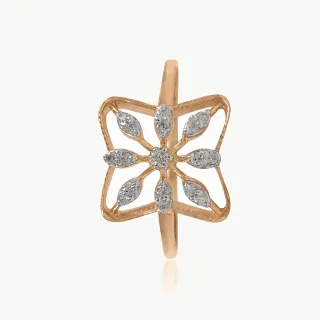 Illusional Marquise Bloom Diamond Ring