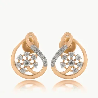Infinite Bloosom Diamond Earrings