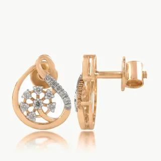 Infinite Bloosom Diamond Earrings