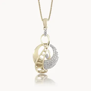 Infinite Circle Stylish Diamond Pendant
