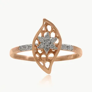 Leaflet Luxe Diamond Ring