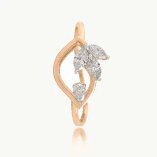 Leaflet Marquise Diamond Ring