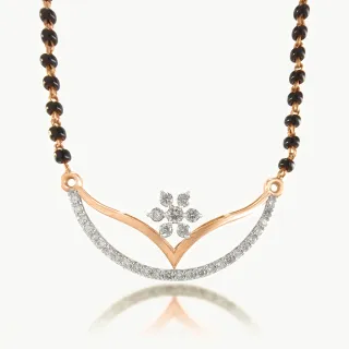 Nami Round Diamond Mangalsutra