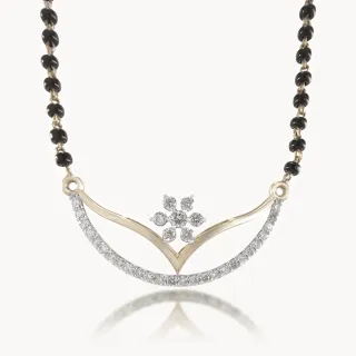 Nami Round Diamond Mangalsutra
