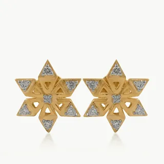 Nova Star Bloom Diamond Studs
