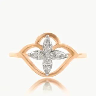 Oval Design Diamond Ring